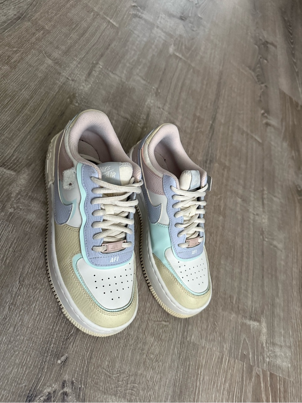 Women's Shadow Pastel Air Force 1s